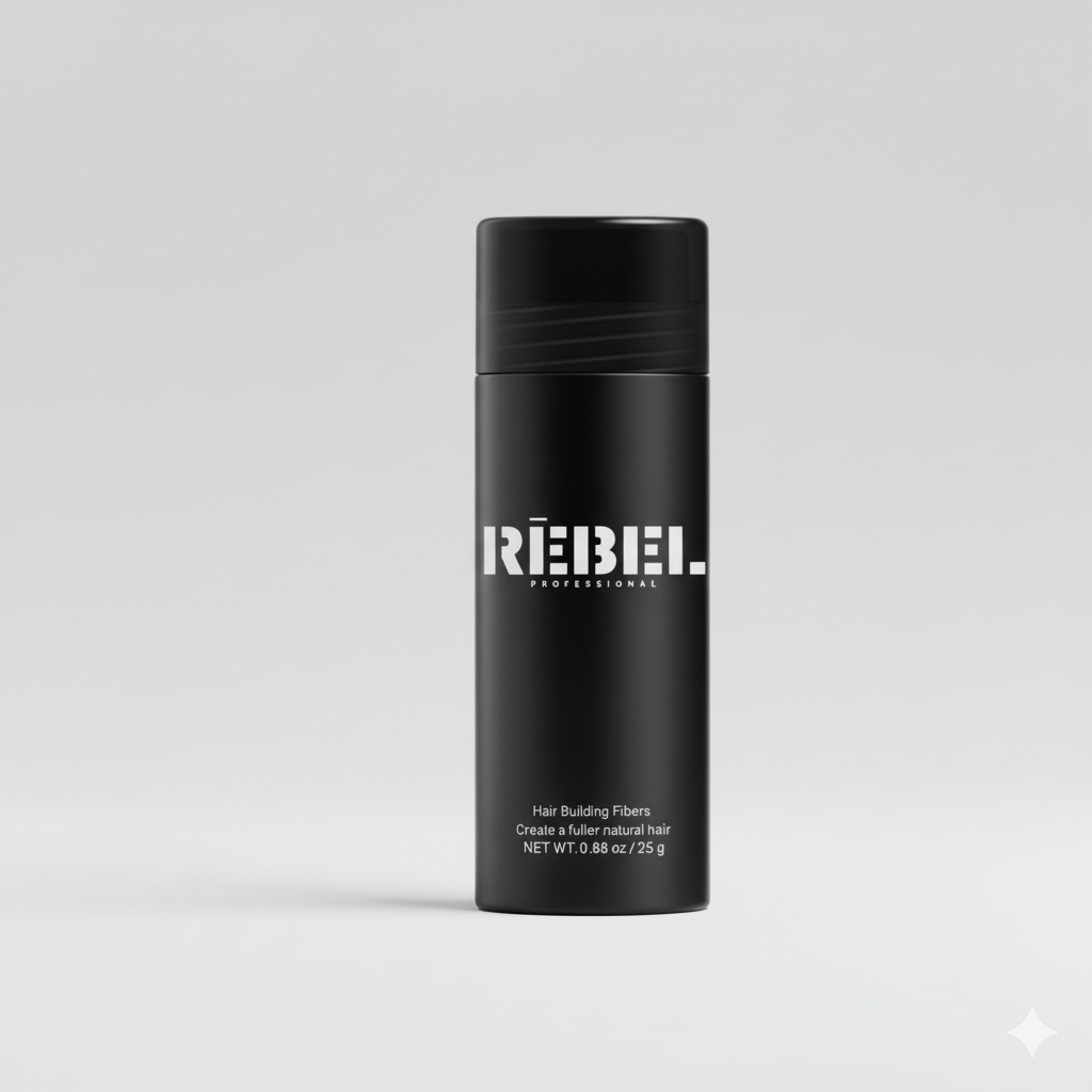 Fibras Capilares Rebel Professional 27g - Relleno Capilar de Queratina Natural