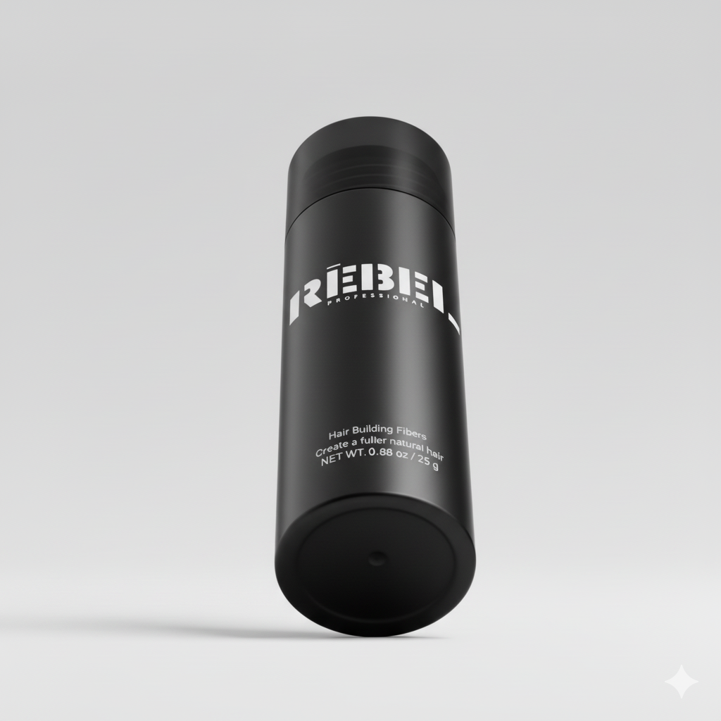 Fibras Capilares Rebel Professional 27g - Relleno Capilar de Queratina Natural